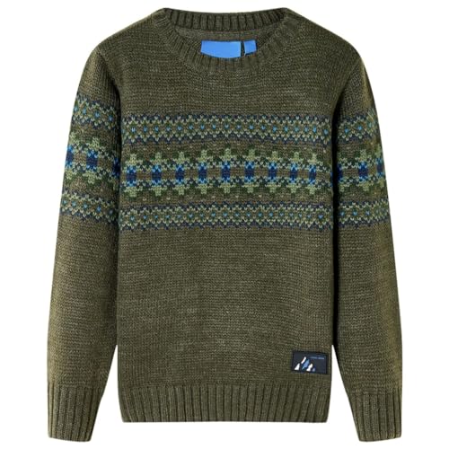 vidaXL Jersey de Punto Infantil Caqui 128