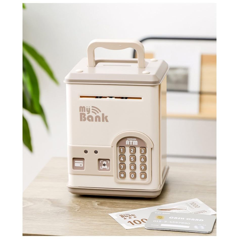 Amazon.co.jp: 3COINS 電子貯金箱 スリコ スリーコインズ ATM : おもちゃ