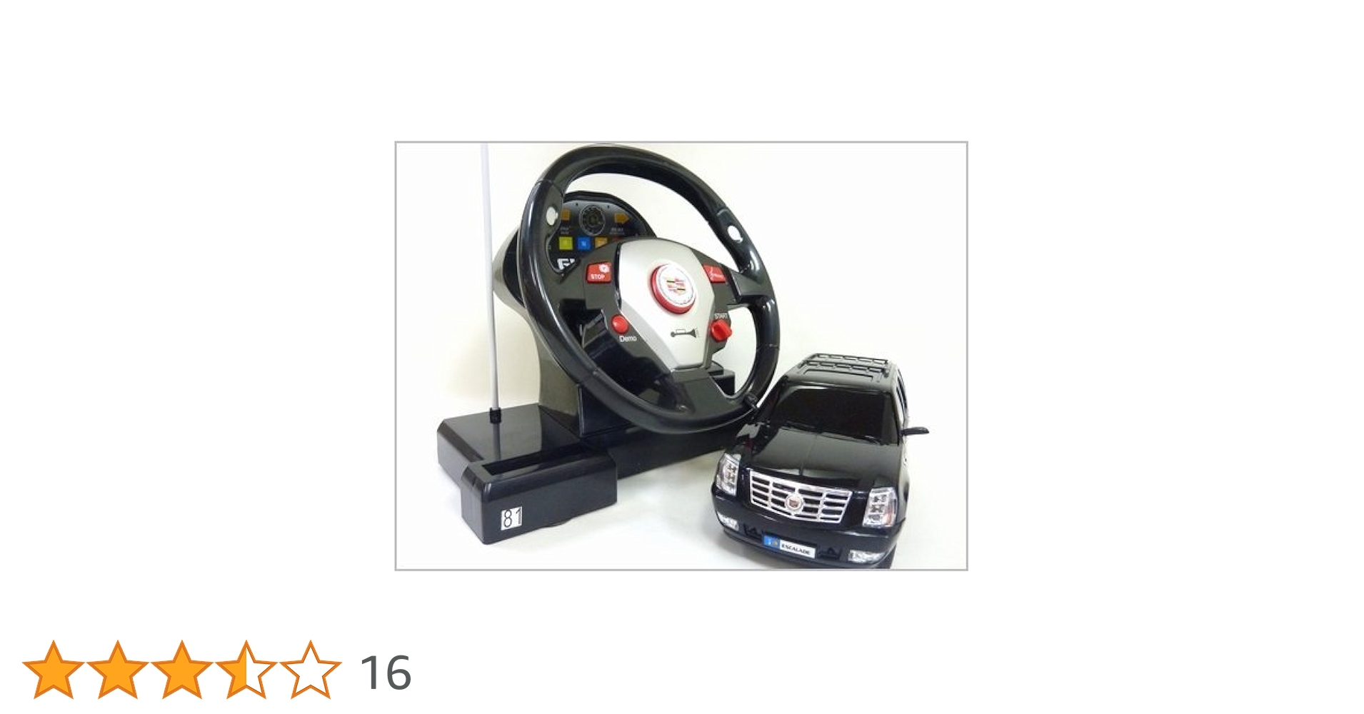 Cadillac - キャデラック エスカレード ラジコン トイラジコンハンドル型RC ステアリングラ キャデラックエスカレード 1/24スケール ハンドル型の