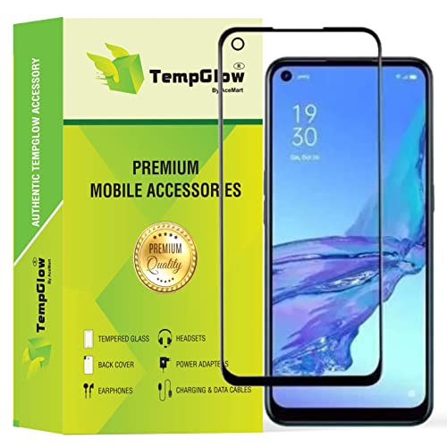 Image of Screen Protector for Oppo A53s 4G (Black) Tempered Glass Edge-to-Edge 6D Screen Guard With Installation Kit