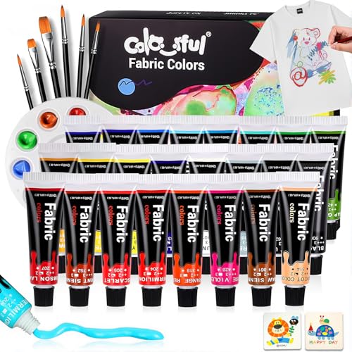 Pinturas para tejidos y telas marca RUIAO