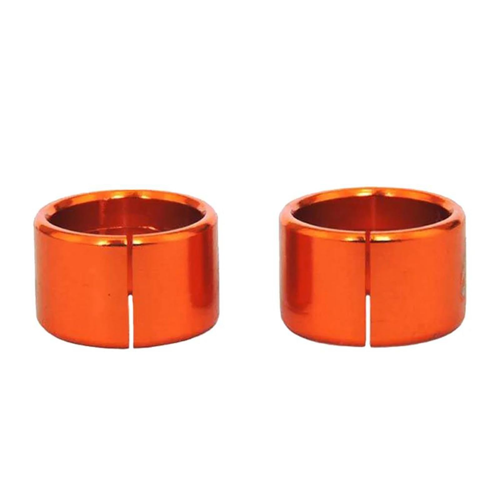 Anillas de aluminio para patas de aves, 20 anillos de aluminio for patas paloma, multicolor, 8 mm diámetro interior x 6 alto(Orange)