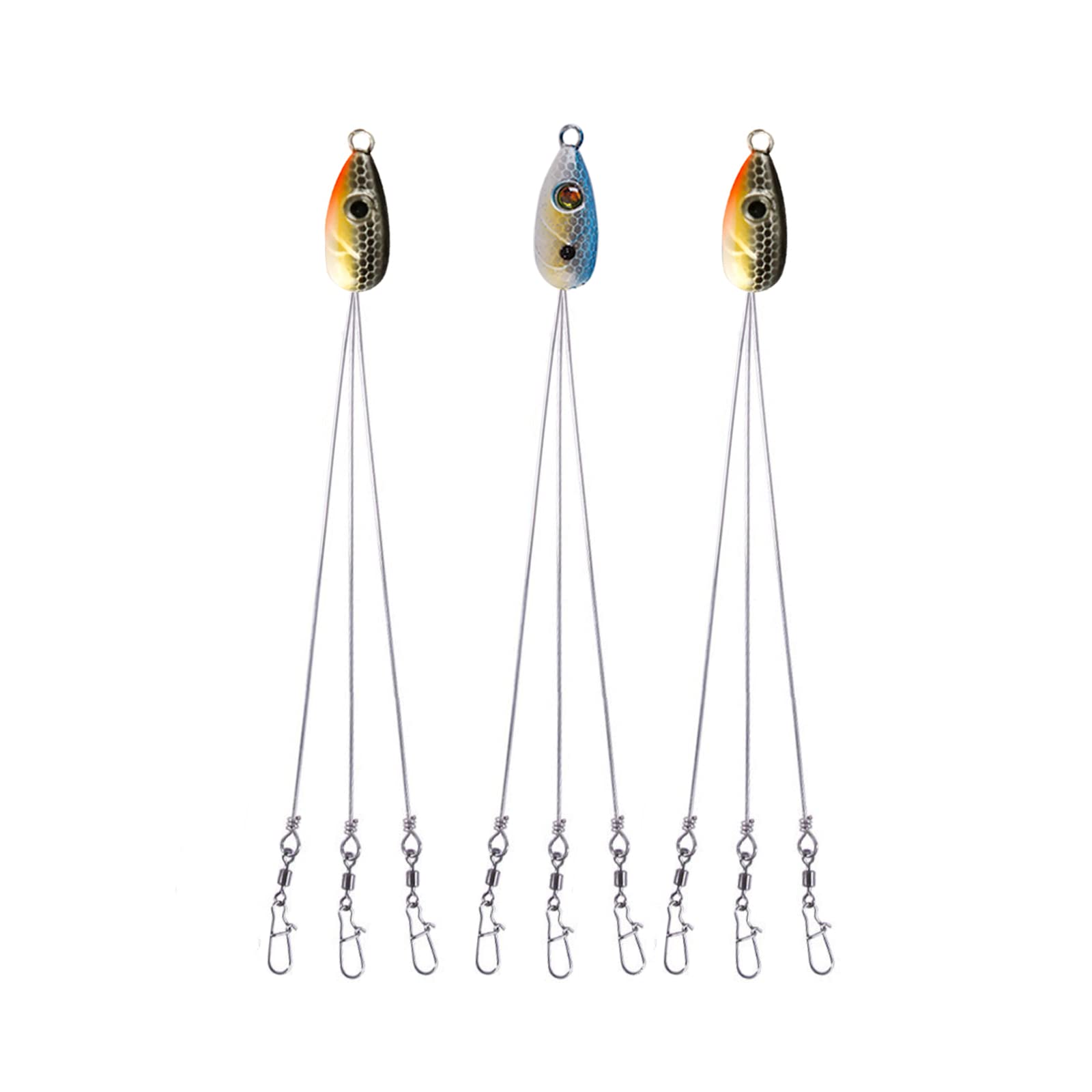 Buy HCHinn Alabama Rig for Bass Striper Fishing 3 Arms Umbrella ARig