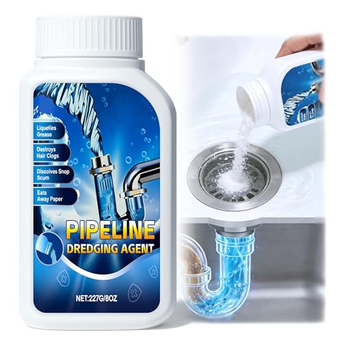Drain Cleaner for Kitchen 2026 New Strong Pipeline Dredging Agent Fast Dissolves Sink and Drain Cleaner Powder Powerful Grease Dissolver for Bathroom
