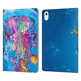 Head Case Designs Licenciado Oficialmente Dave Loblaw Acuario Bajo el Agua Carcasa de Cuero Tipo Libro Compatible con Apple iPad Air 2020/2022