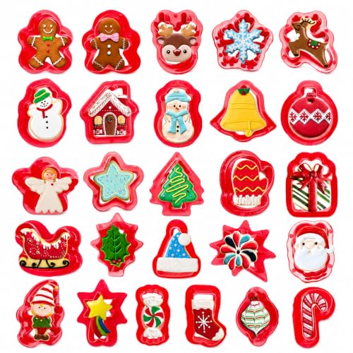 Mini cortadores de galletas de Navidad perfectos para regalar dulces caseros 2