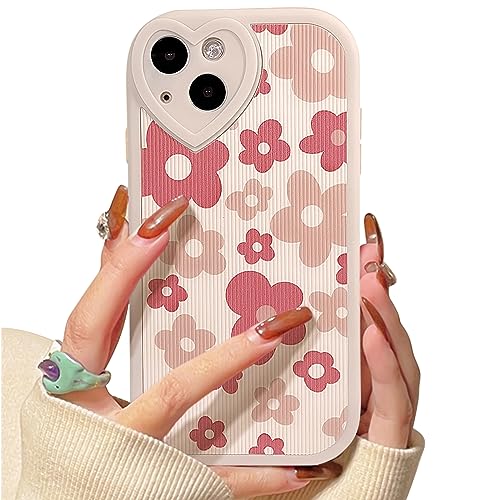 Coque iPhone 14 Plus antichoc TPU souple anti-rayures avec motif fleur