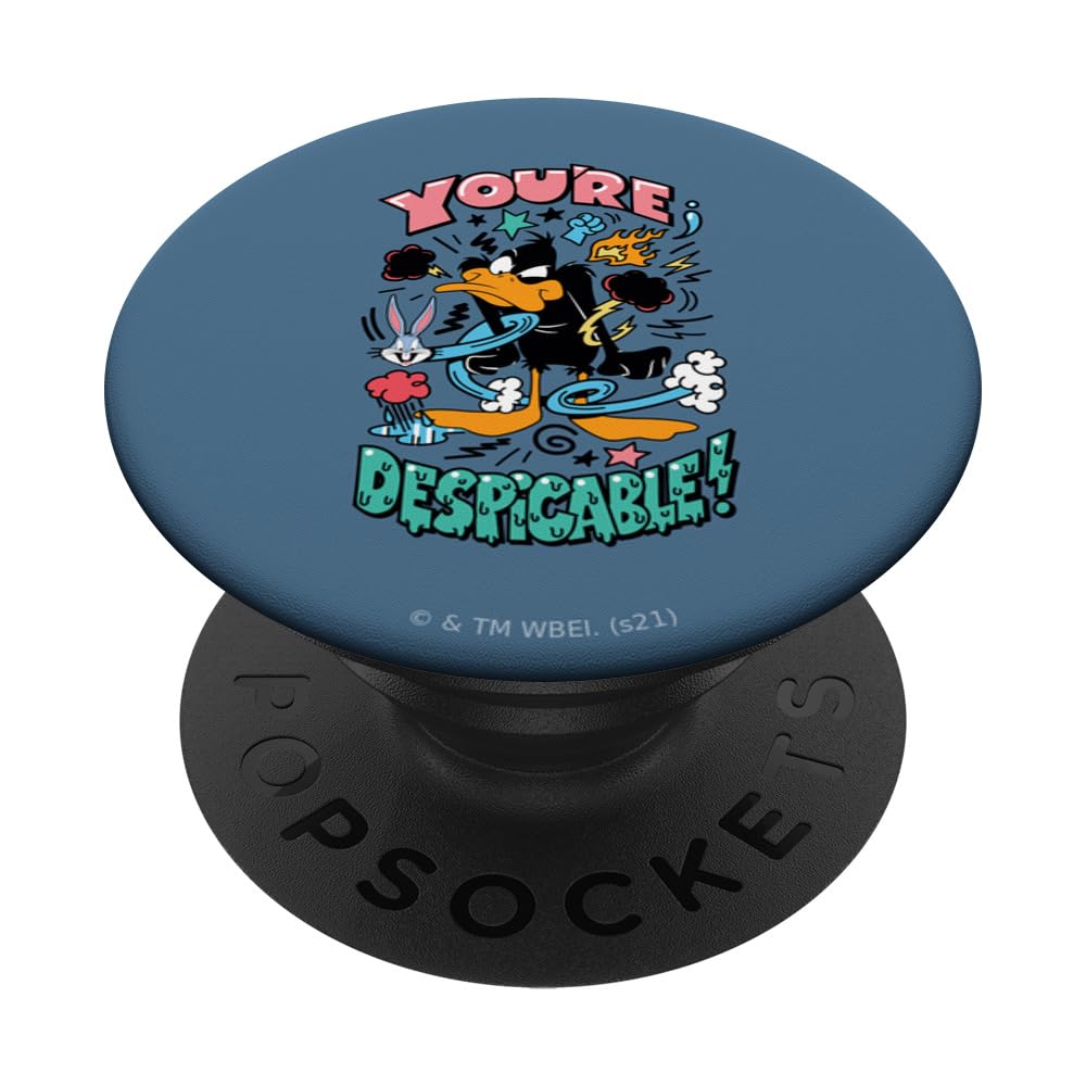 Looney Tunes Daffy Duck You're Despicable PopSockets PopGrip Intercambiabile