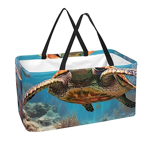 Panier de rangement pliable idéal pour le marché et le coffre