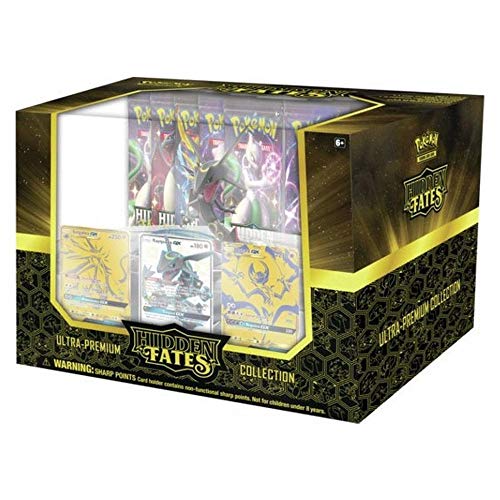 Pokemon Sm11 5 Ultra Premium Collection Hidden Fates Box 3 Full Art Foil Cards Of Shiny Rayquaza Gx Solgaleo Gx And Lunala Gx Brickseek