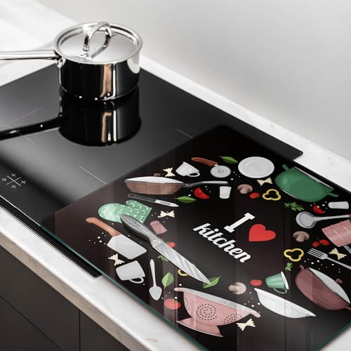 Protection Plaque Cuisson Verre Wallfluent 60x52 Évite les Chocs et Optimise l'Induction