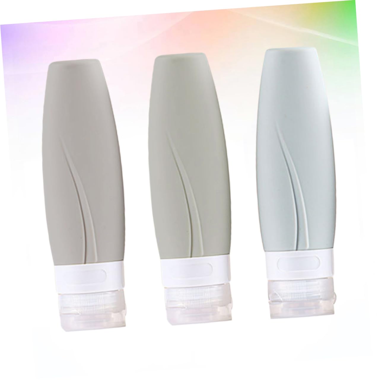 FOMIYES 9 Pz Bottiglie Di Lozione Bottiglie Da Viaggio Per Articoli Da Toeletta Da Toilette Da Viaggio Comprimibili io in Silicone Conservazione iare