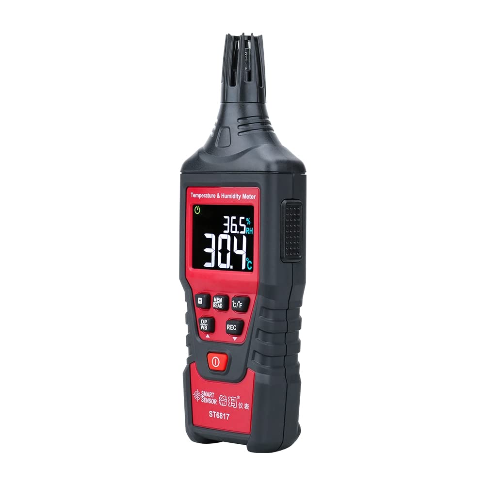 Misuratore di umidità della Temperatura Digitale Igrometro Misuratore di pirometri for termometro da Esterno for Interni ad Alta precisione -20-60 ° C
