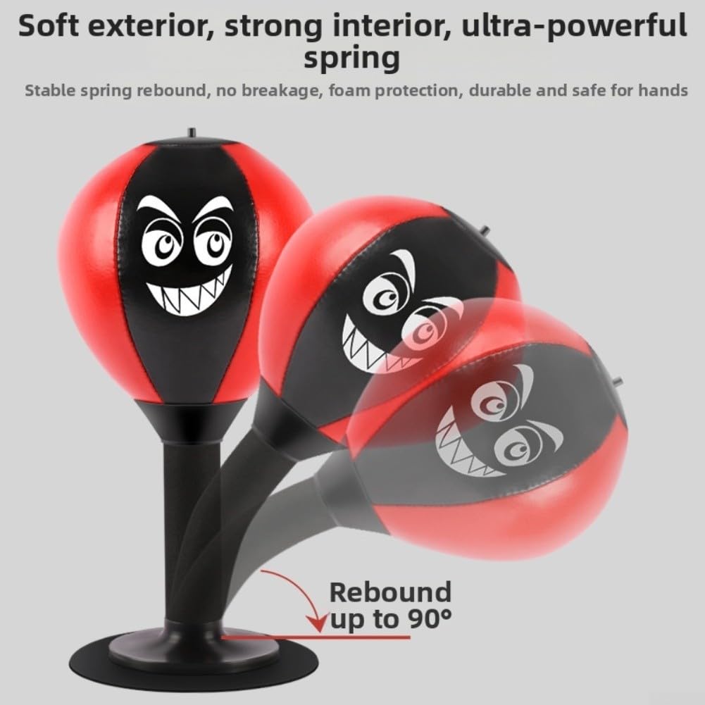 Palla da boxe in pelle PU per ufficio antistress da scrivania