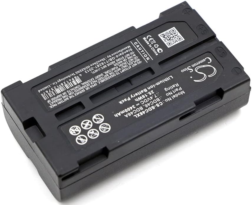 VI VINTRONS Battery for Sokkia Set 200, SET300, SET500, SET530, SET600, SET630, SCT6, SDL30, BDC46, SDL30,