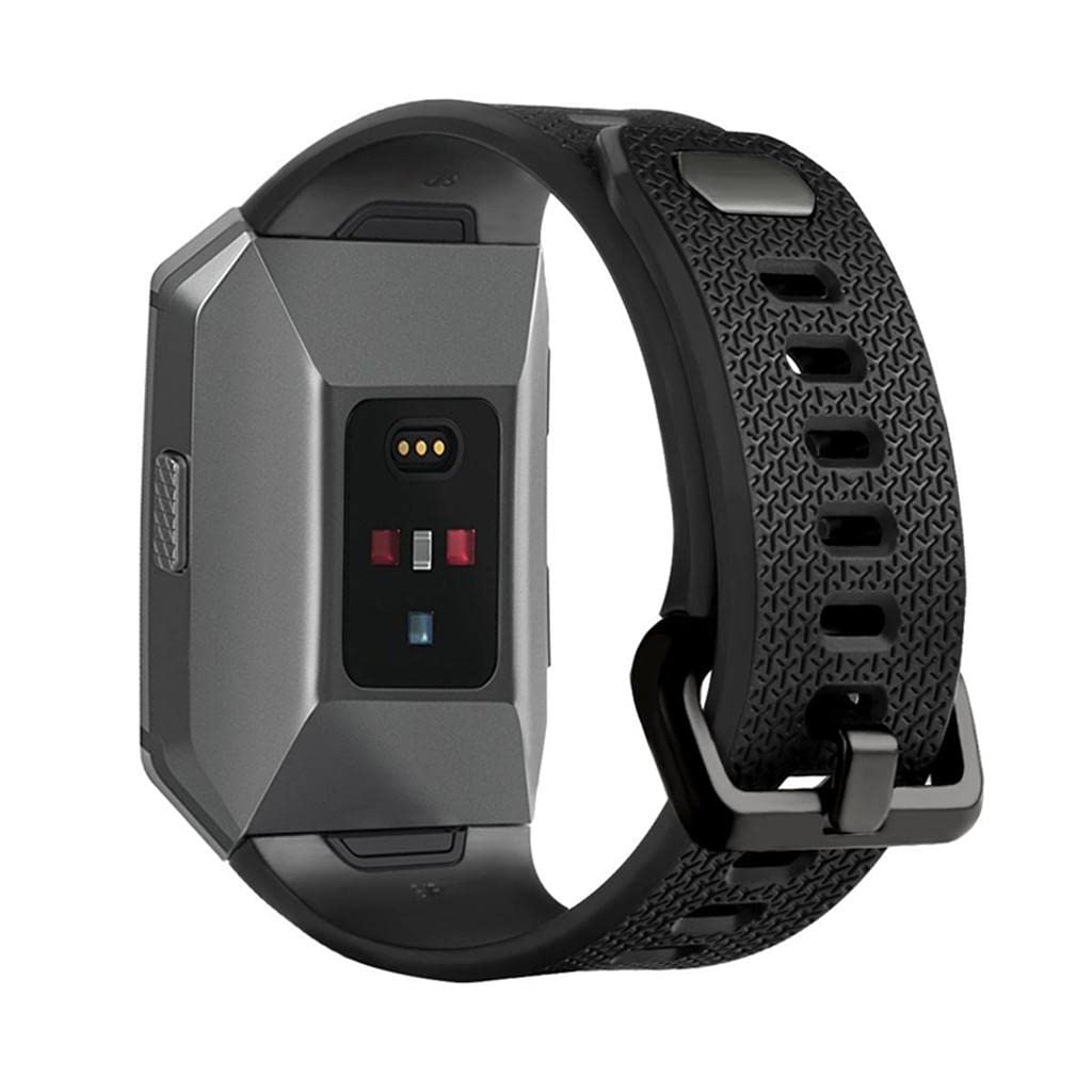 Replacement Band for Ionic,Silicone Smart Watch Bands Strap/Bracelet L Black-picture-24