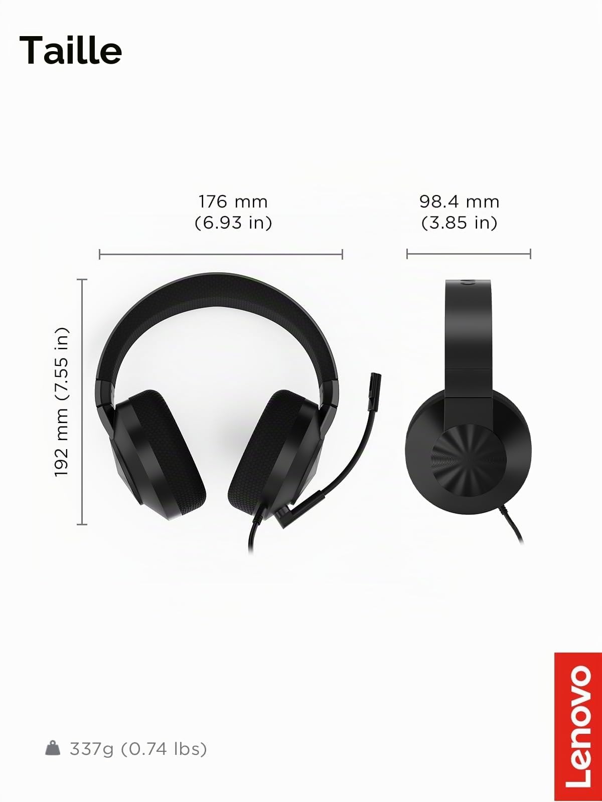 Lenovo Casque de Jeu H210