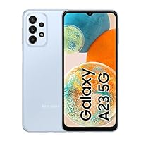 Samsung Galaxy A23 5G, Android Smartphone ohne Vertrag, 16,72 cm/6,6 Zoll TFT Display, 5.000 mAh Akku, 64 GB/4GB RAM, Handy in Light Blue, inkl. 30 Monate Herstellergarantie [Exklusiv bei Amazon]