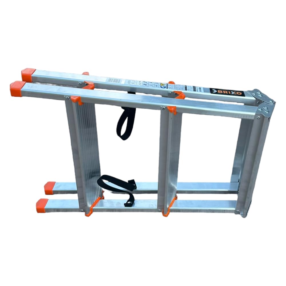 Taburete doméstico de aluminio con pies antideslizantes Tip Tap STEP-UP - 3 escalones