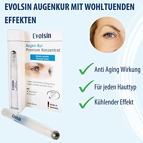 Evolsin Augenserum zur Reduzierung von Tränensäcken und Augenringen