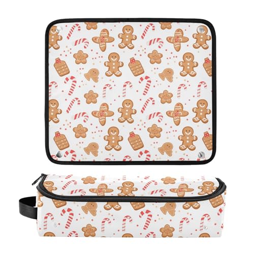 Bolsa de viaje multicompartmental resistente al calor para herramientas de cabello como planchas y rizadores. miniatura 3