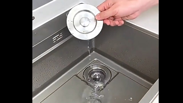 Colador de acero inoxidable para fregadero de cocina miniatura 7