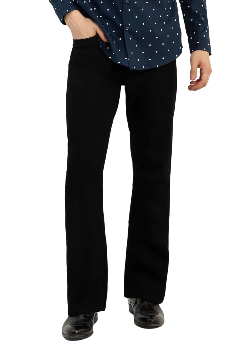 snitch Men's Bootcut Fit Mid Rise Jeans-picture-51