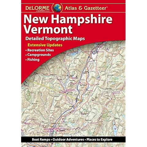 DeLorme Atlas & Gazetteer: New Hampshire, Vermont Cover
