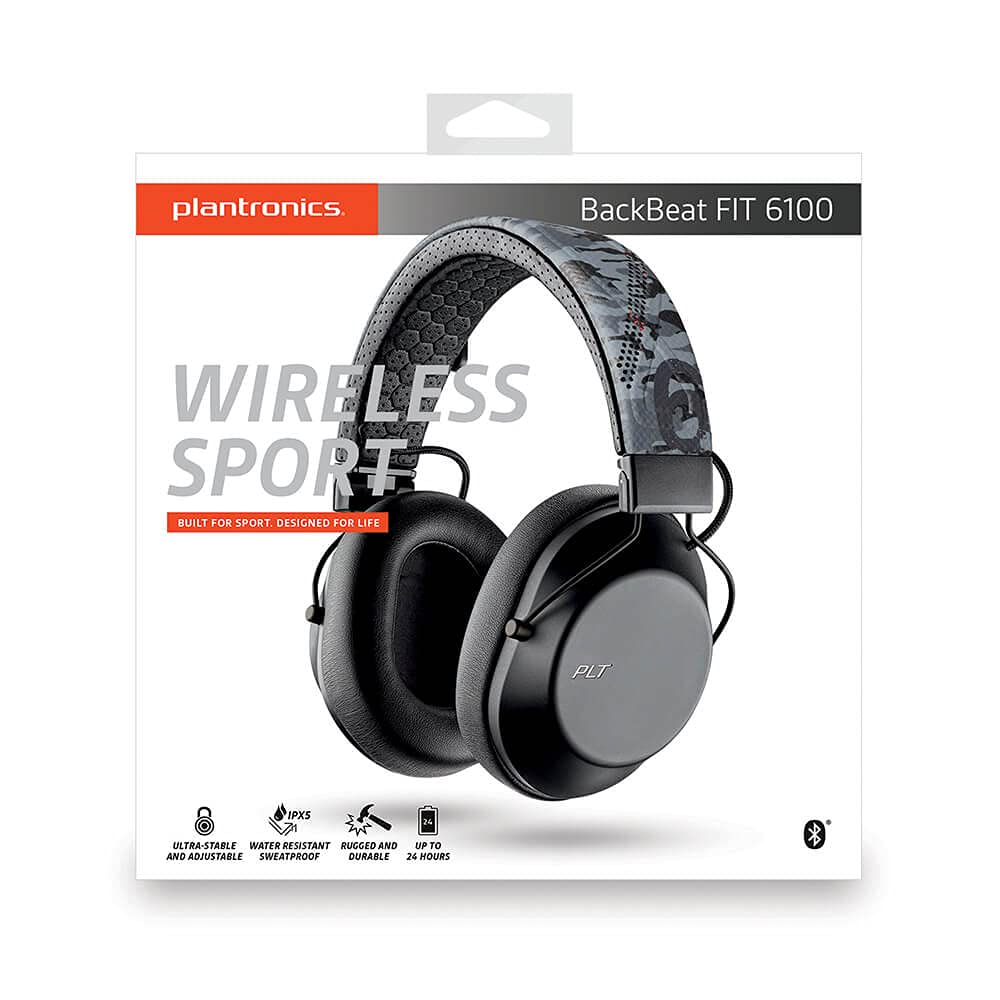 Plantronics BACKBEAT FIT 6100 Cuffie sportive Bluetooth, On-Ear