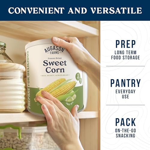 Augason Farms Freeze Dried Sweet Corn Can, Emergency Food Supply, Everyday Meals, 30 Servings - Image 5