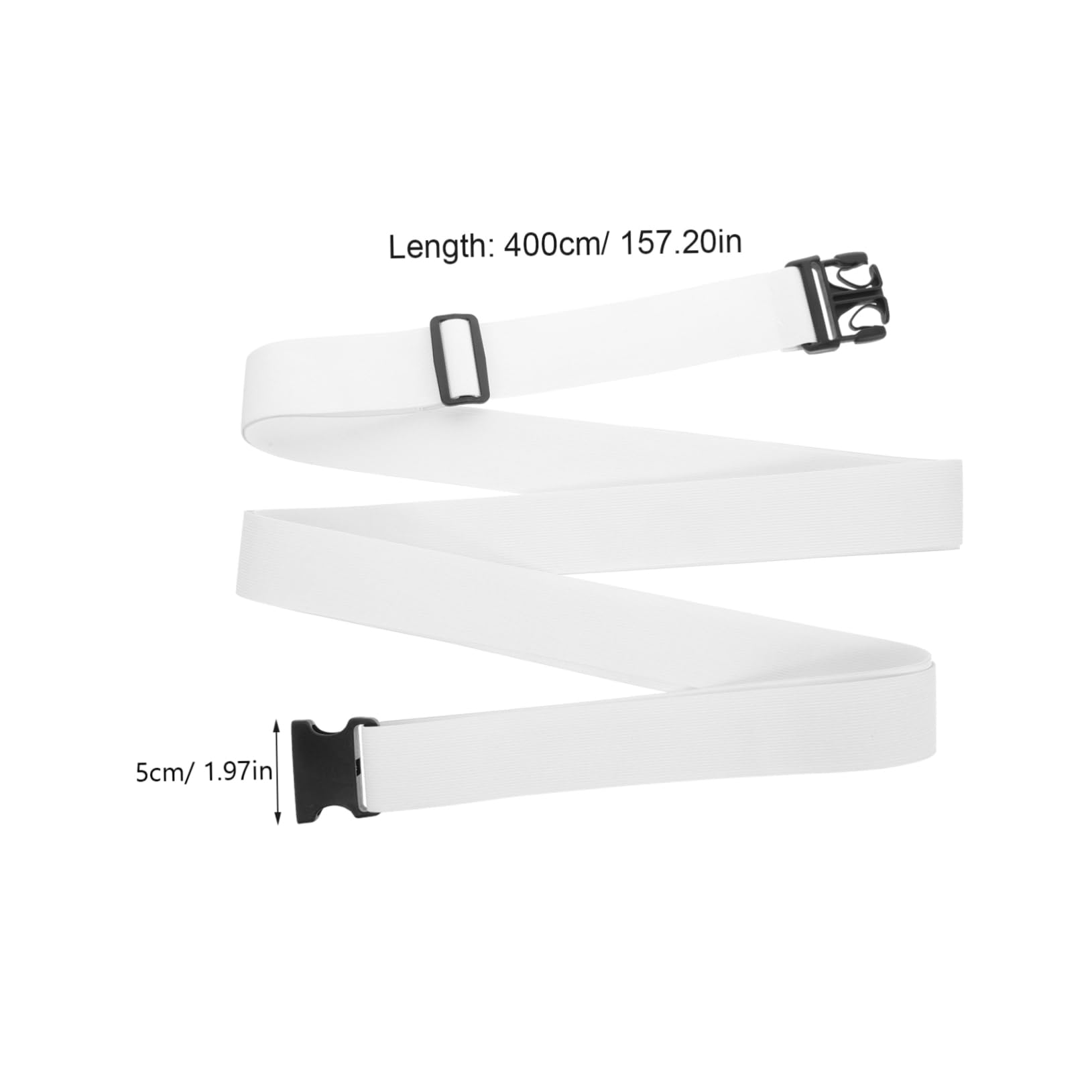 IWOWHERO Strong Stretchy Elastic Band 4m for Furniture Binding Strapping and Storage