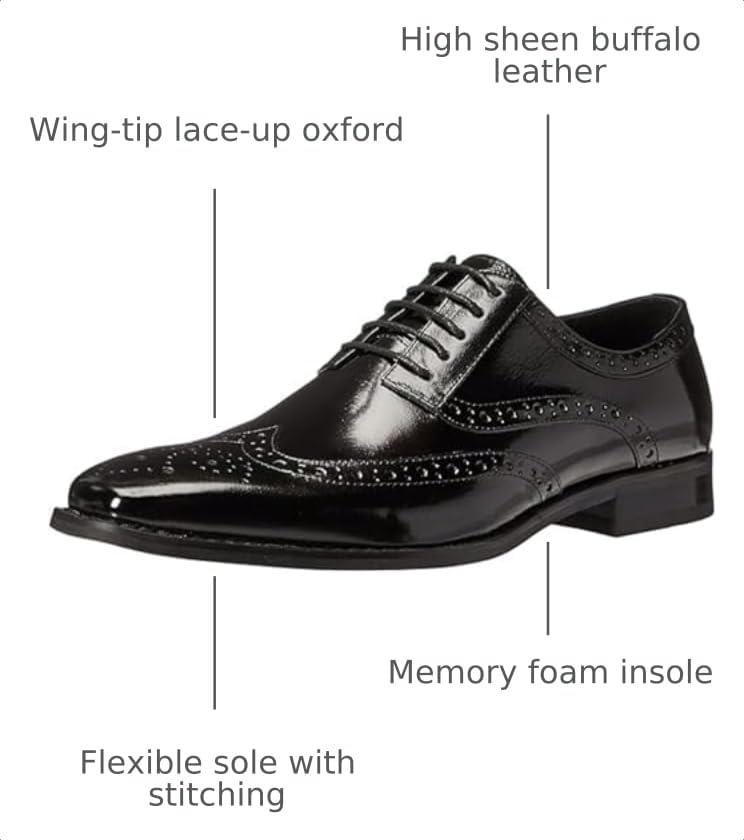 Image of STACY ADAMS Men's Tinsley Wingtip Oxford