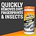 Armor All Car Glass Wipes, Auto Glass Cleaner for Film and Grime, 30 Count