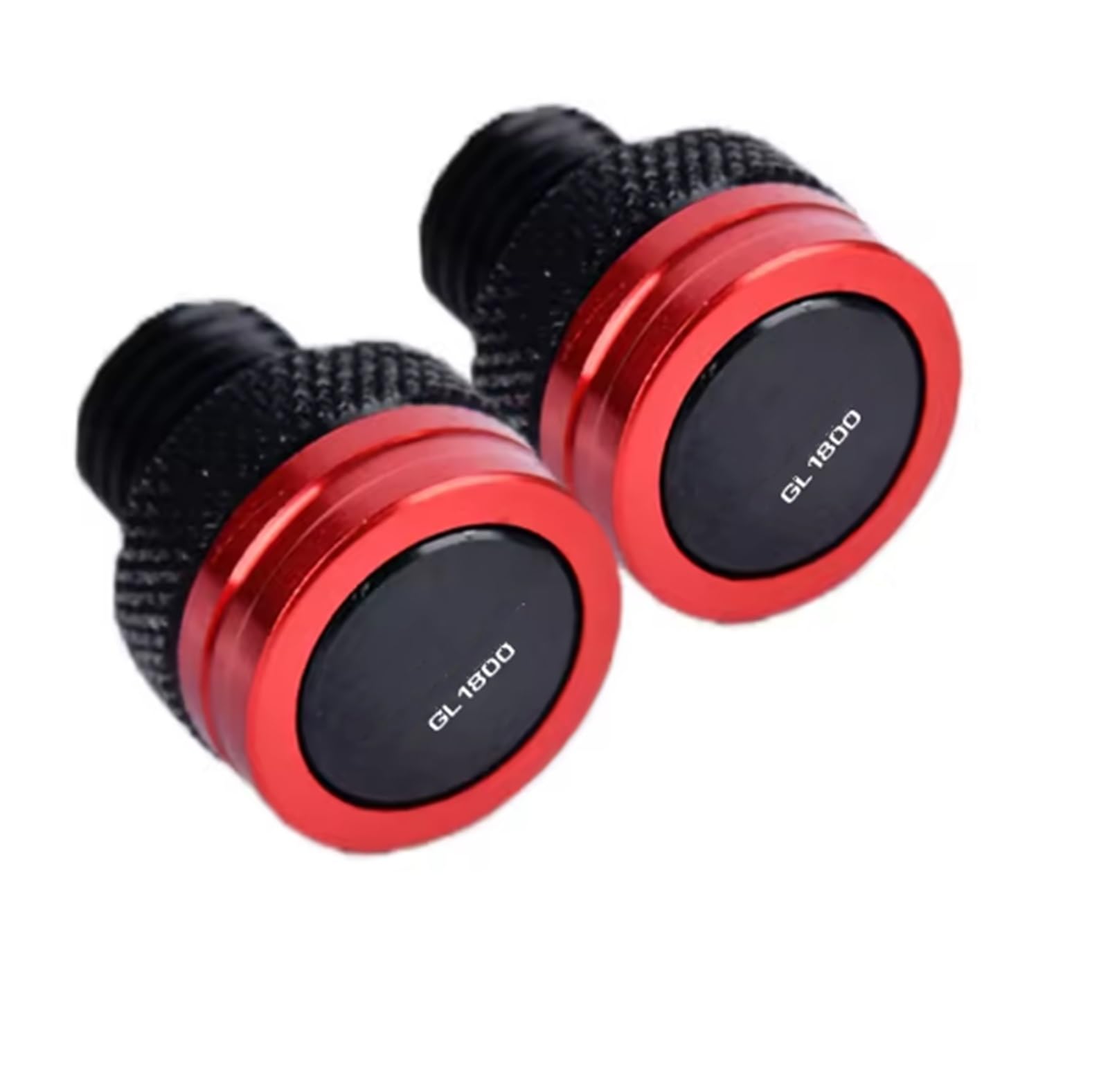 Rearview part Accessories Motorcycle M10 Aluminum Mirror Hole Plug Screw Bolt For H-ONDA Goldwing 1800 GL1800 F6B 2002-2023 2024 2025(Black- Silver)