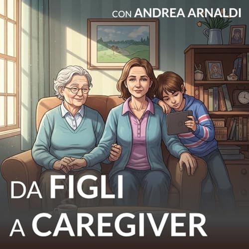 Page de couverture de Da figli a caregiver