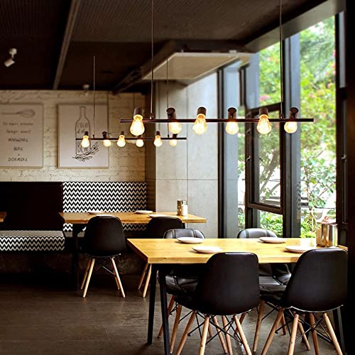 Lustre E27 industriel suspendu pour sublimer votre table de restaurant - 6