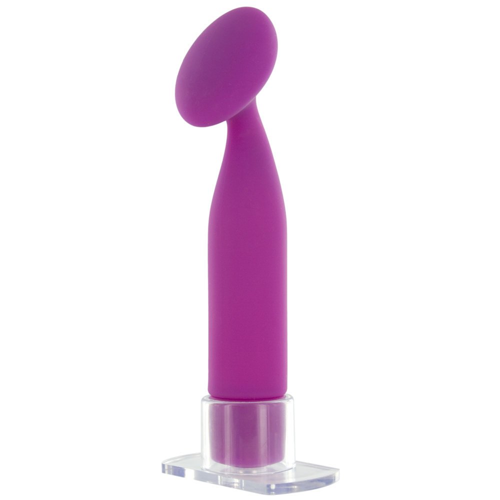 Vibromasseur violet étanche avec plusieurs modes de vibration silencieuse
