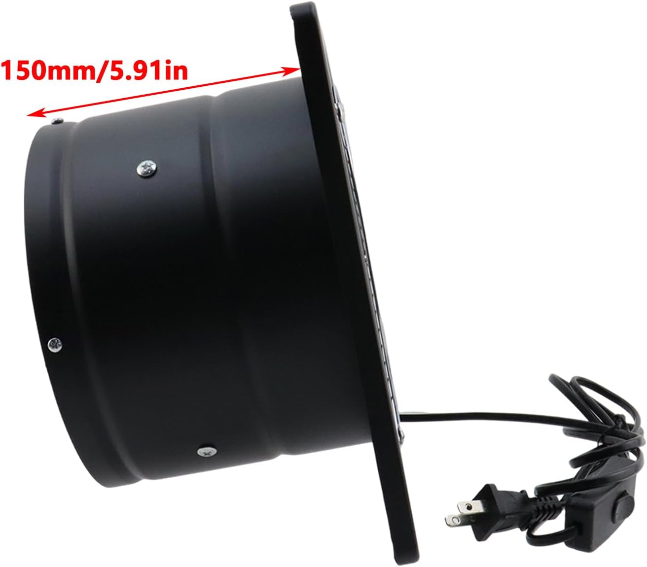 Antrader Wall Mounted Vent Fans,8" Exhaust Fan for Kitchen,Bathroom,Smoking Room,Garage (1Pcs)