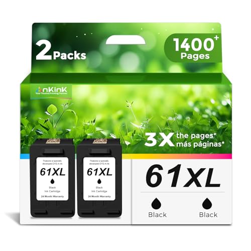 Cartouches HP 61XL de rechange haute capacité pour des impressions nettes et durables