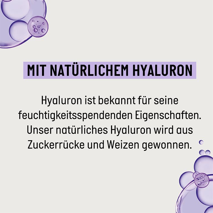 Guhl Hyaluron+ Pflege Feuchtigkeits-Shampoo - Inhalt: 250 ml - Ohne Silikone - Mit natürlichem Hyaluron - Intensive Feuchtigkeit & Pflege