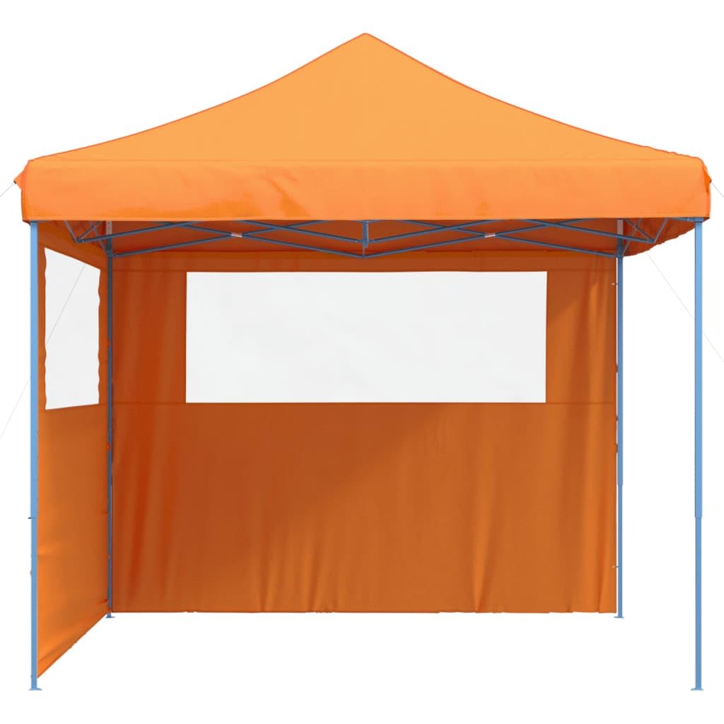 Carpa plegable para fiestas (3 x 3 m), color naranja