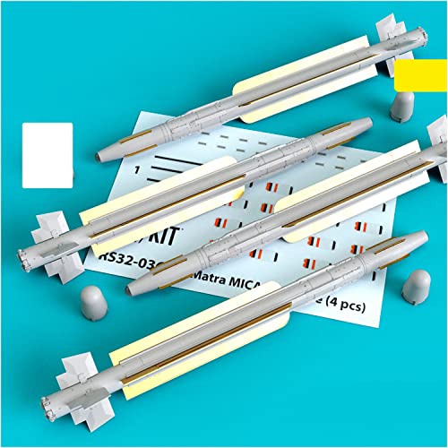 Missiles Matra MICA IR 1/32 Reskit RS32-0363 armement maquette Mirage Rafale