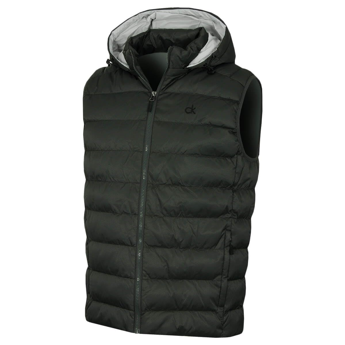 Calvin Klein Mens Lightweight San Gabriel Gilet - Evergreen - XXXXL