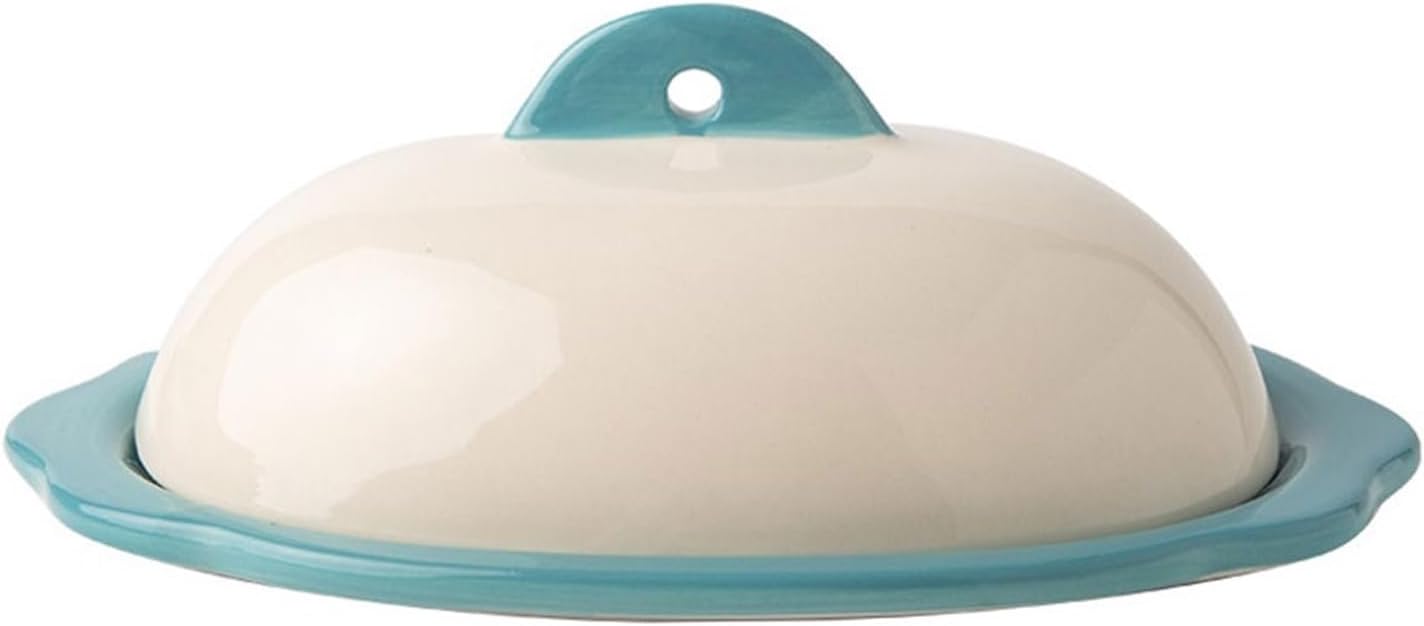 Butter Dish Dessert Plate Cheese Box with Lid Storage Ceramic Butter Dish Afternoon Tea Snack Tableware Butter Container
