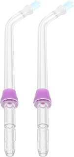 2pcs Water Flosser Replacement Heads: Water Flosser Tips Oral Irrigator Refill Heads for Oral Care - Jet Tip Attchements for Teeth Cleaning