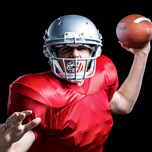 ZAKVOP Football Mouth Guard with Strap, Breathable MouthGuard for Youth and Adults, Teeth and Lip Protector (American)