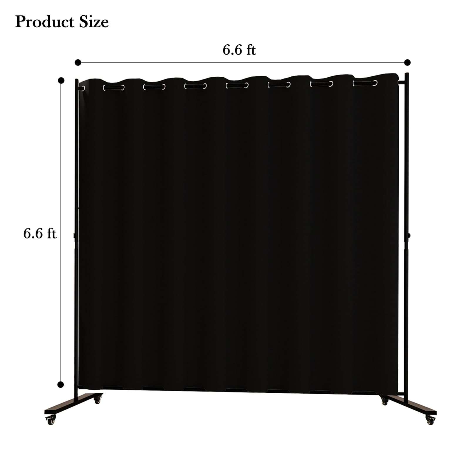 Amazon｜パーテーション スクリーン, 幅 200CM x 200CM, 4ロキャスター