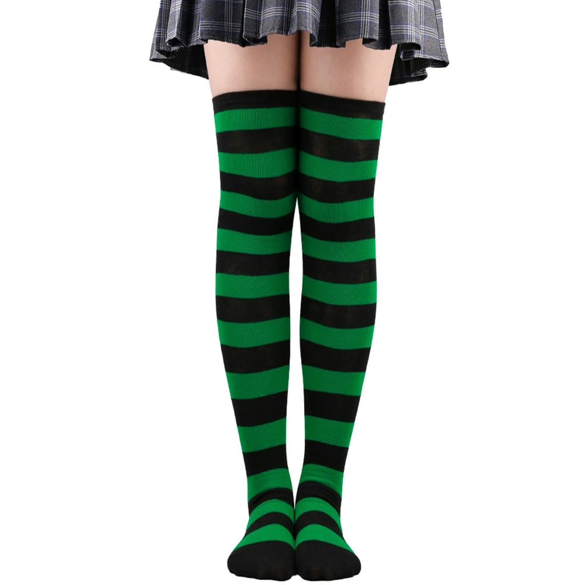 Knee High Socks Women Crazy Socks Striped