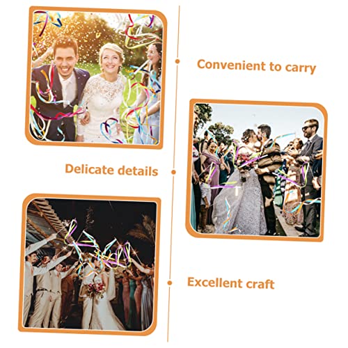Mariage avec Rubans en Bâtons de Performance pour Remplacer les Confettis