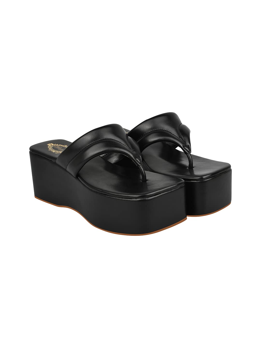 Shoetopia Women & Girls Retro Style Comfortable Platform Heels/P-2/Black/UK8 (B0BY6YHS7B) Amazon Price History, Amazon Price Tracker